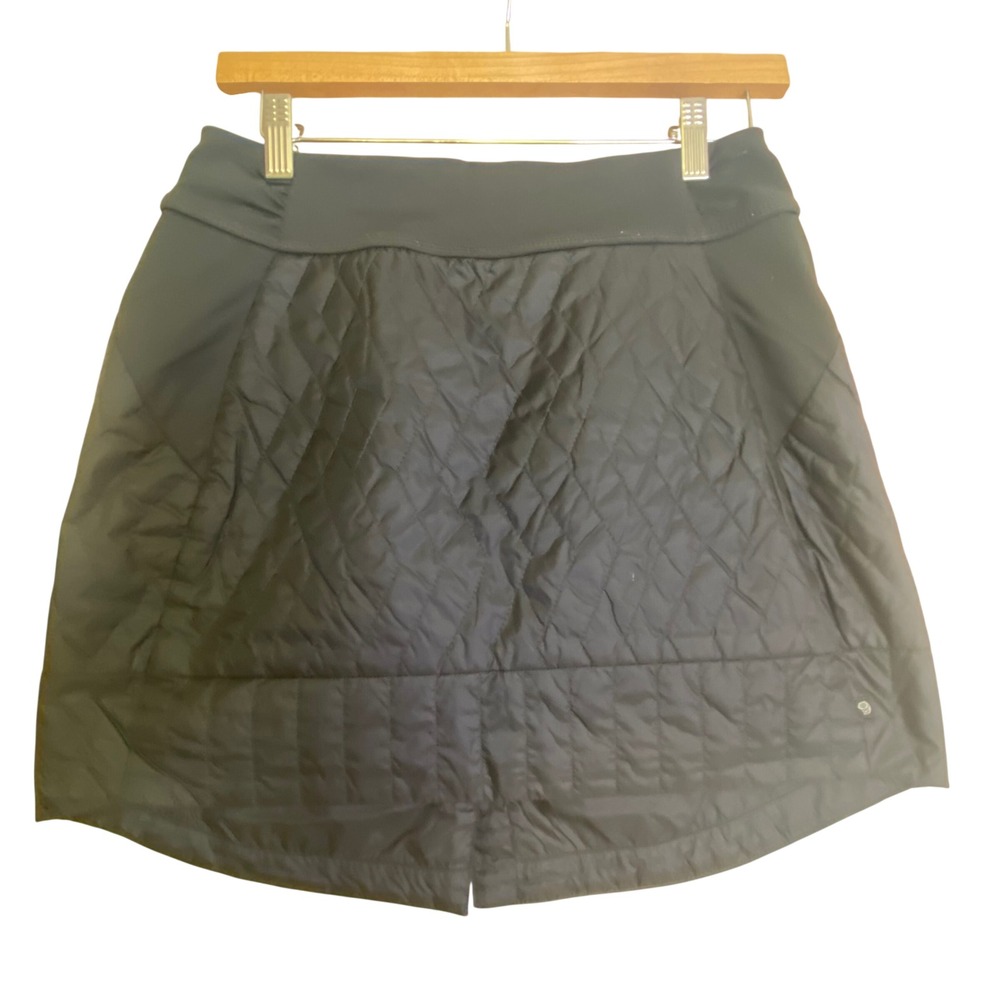 Mountain Hardwear Womens Small Insulated Skirt Black Quilted Mini Active Layer‎